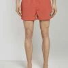 Budget ⌛ TOM TAILOR Badeshorts »Badeshorts mit Badge« Avocado, Coral 👍