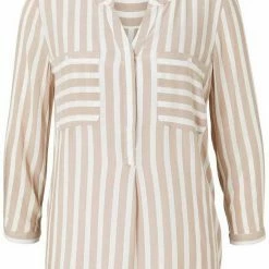 Besorgen 🛒 TOM TAILOR Schlupfbluse mit verdeckter Knopfleiste Peach offwhite vertical stripe, Vertical Mid Blue Stripe, Lilac white vertical stripe, Chambre white vertical stripe 🔥 -Tom Tailor Verkaufsgeschäft 51618840 71f8 5fea 9081 d6eba46b9bee