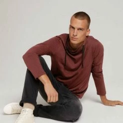 Blitzangebot ✨ TOM TAILOR T-Shirt »Gestreiftes Langarmshirt mit Stehkragen« Bordeaux grindle stripe, Black grey grindle stripe 🔥 -Tom Tailor Verkaufsgeschäft 518b400e 92da 5b9a 9865 84a5004ac24c