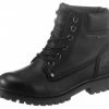 Angebote 🧨 TOM TAILOR Schnürboots mit Logoschriftzügen 😍