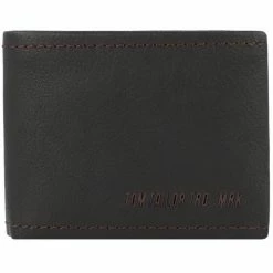 Brandneu 🎁 TOM TAILOR Geldbörse, Leder Black, Dark brown 👍 -Tom Tailor Verkaufsgeschäft 523585b7 df48 523a b9d5 feeb9d206270