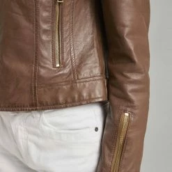 Budget 💯 TOM TAILOR Lederjacke »Lederjacke mit Stehkragen« ✨ -Tom Tailor Verkaufsgeschäft 5240c12f 12d8 5a70 a704 ad8ef223857a