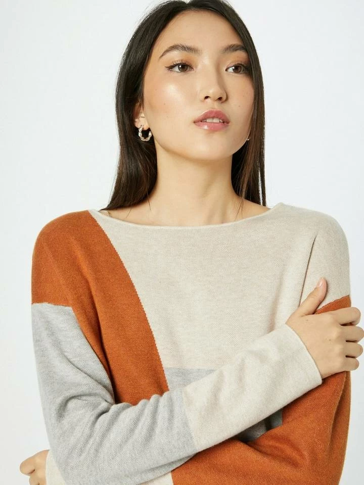 Blitzangebot 😉 TOM TAILOR Strickpullover Brown beige grey color block, Green beige grey color block 🎉 5 Blitzangebot 😉 TOM TAILOR Strickpullover Brown beige grey color block, Green beige grey color block 🎉 - Image 5