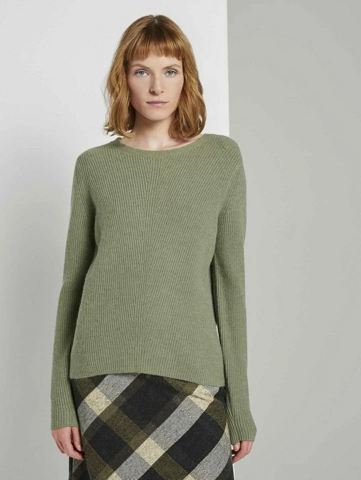 Top 10 🔥 TOM TAILOR Strickpullover Schwarz (15), Sand (21), Calm green melange, Grün (43) 😍 11 Top 10 🔥 TOM TAILOR Strickpullover Schwarz (15), Sand (21), Calm green melange, Grün (43) 😍 - Image 11