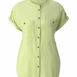 Bestes Angebot 😉 TOM TAILOR Kurzarmbluse Anemone blue, Grape Leaf Green, Celery ice 🤩