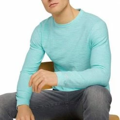 Großhandel ✨ TOM TAILOR Rundhalspullover unifarben Yonder Blue, Dunkelblau, Mint, Sandy Beige 🧨 -Tom Tailor Verkaufsgeschäft 52da3877 1571 57cb 9629 26e0a70503fd