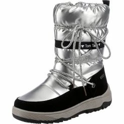 Billig 🌟 TOM TAILOR »Winterstiefel TEX für Mädchen« Winterstiefel Schwarz, Schwarz#ft5_slash#silber 🥰 -Tom Tailor Verkaufsgeschäft 52eec188 46f4 5eb7 a3b0 61b6d568646e