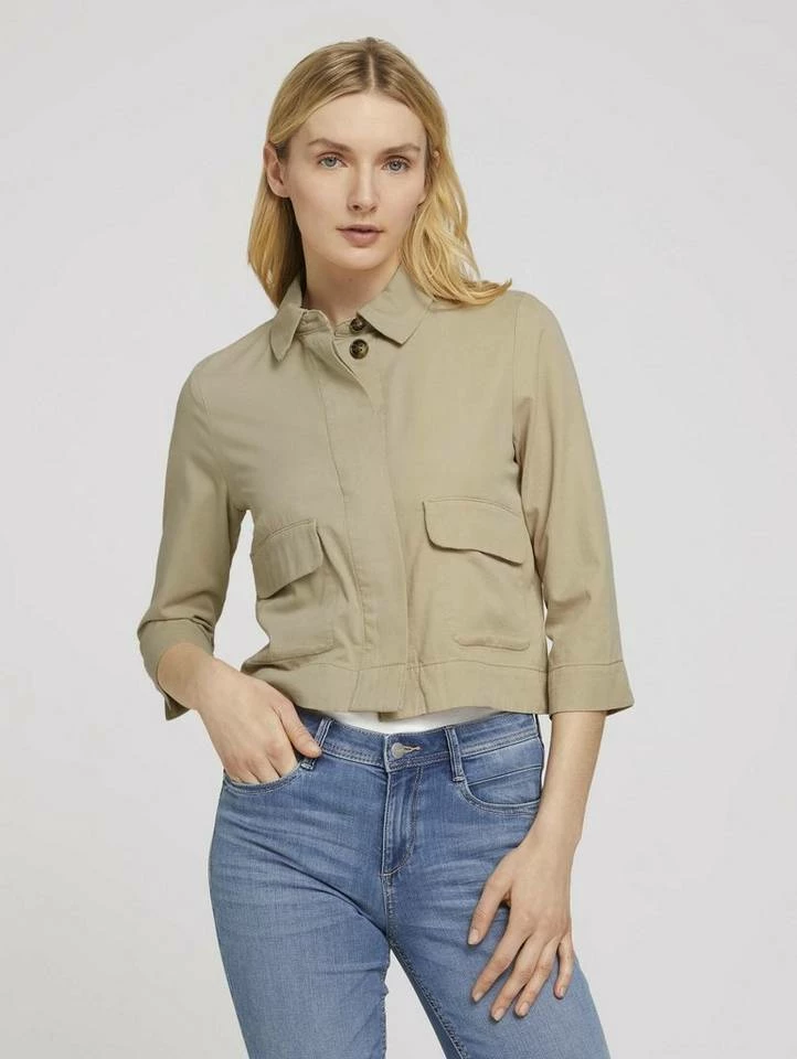 Blitzangebot 😍 TOM TAILOR Kurzjacke Grape Leaf Green, Desert linen 💯 21 Blitzangebot 😍 TOM TAILOR Kurzjacke Grape Leaf Green, Desert linen 💯 - Image 21