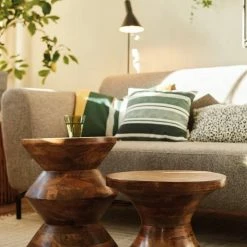 Budget 😍 TOM TAILOR Hocker »T-WOOD STOOL LOW«, dekorativer Hocker aus Mangoholz, mit Knopfdetail 🤩 -Tom Tailor Verkaufsgeschäft 53370dc4 8404 5e13 87f4 44e1e7dedade