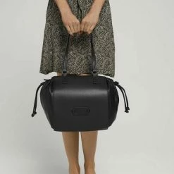 Aktion 👍 TOM TAILOR Shopper »Nathalie Shopper mit Tunnelzug« Schwarz #ft5_slash# black, Light grey 🔔 -Tom Tailor Verkaufsgeschäft 5351707e 40f0 5a81 a5ab 18ed798c4750