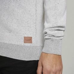 Neu ⭐ TOM TAILOR Strickpullover »Melierter Strickpullover« Navy white plated stripe, White black plated stripe, Blue, Stroke Green 🔥 -Tom Tailor Verkaufsgeschäft 5363c8a9 3cd9 5e32 a886 aa0aee7a1ae1