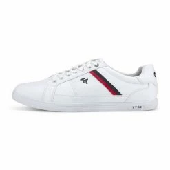 Brandneu 🔥 TOM TAILOR »Sneaker mit seitlichen Akzenten« 👟 Sneaker Navy, White 😀 -Tom Tailor Verkaufsgeschäft 5403e1aa c400 5f47 98d2 a6adfd4ff01b