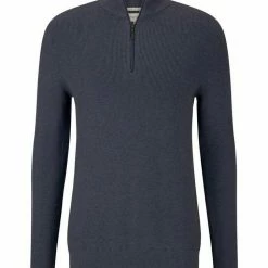Coupon ❤️ TOM TAILOR Strickpullover »strukturierter Pullover« Sky Captain Blue, Black Grey Melange, Vintage indigo blue melange 🧨 -Tom Tailor Verkaufsgeschäft 5408ef84 54da 5edf aa41 c490f72c9ce3