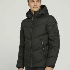 Auslauf 🎁 TOM TAILOR Winterjacke »gesteppte Pufferjacke« Flame Brown, Sky Captain Blue, Black, Olive Night Green 😍 -Tom Tailor Verkaufsgeschäft 540da6a9 a187 53d4 aeef 10bee1726ca0