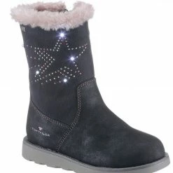 Budget 🤩 TOM TAILOR Winterstiefel mit Blinkfunktion am Schaft Navy, Altrosa 🛒