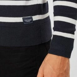 Bestes Angebot 😀 TOM TAILOR Strickpullover White navylue stripe, Beige melange navy stripe, Blue White Stripe 🧨 -Tom Tailor Verkaufsgeschäft 54cb1674 836a 5541 9fdd 1cacf891da14