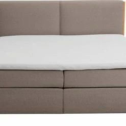 Coupon 🤩 TOM TAILOR Boxspringbett »CALIFORNIA BOX«, mit seitlichen Holzakzenten am Kopfteil Cappuccino TTI 12, Denim TTI 69, Grey TTI 8, Light grey TUS 19 ⭐