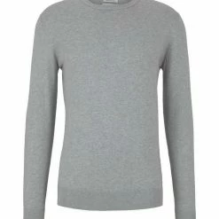 Auslauf ❤️ TOM TAILOR Rundhalspullover Light Soft Grey Melange, Sky Captain Blue, Light wood taupe melange, Black 🛒 -Tom Tailor Verkaufsgeschäft 56b03c0a 878a 5ca5 b51e be3537b7d2ee