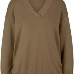 Am billigsten 😀 TOM TAILOR Sweater mit mit elastischem Bund am Saum und Ärmel Taupe, Flieder, Mittelblau 🔔 -Tom Tailor Verkaufsgeschäft 56d49e73 44bd 5f72 a3bb bb8d804e6dde