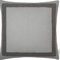 Auslauf ✨ Kissenhülle »Case«, TOM TAILOR (1 Stück), mit aufgesticktem Bouclé-Effektrahmen Hellblau-azur-himmelblau-blau, Marine-dunkelblau-blau, Natur-beige-creme, Hellgelb-gelb-sonnengelb-pastellgelb 😉