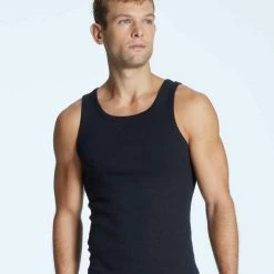 Aktion 😉 TOM TAILOR Unterhemd »Tank-Top 2er-Pack« (2 Stück) Black, Weiß, Schwarz 🎉