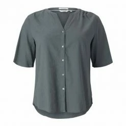 Angebote 🎁 TOM TAILOR Strickpullover »blouse with open col« 🔔