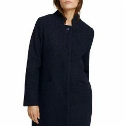 Neu 👍 TOM TAILOR Kurzmantel mit Eingrifftaschen Java dark brown, Marine, Hellgrau-meliert, Powder beige melange 🤩