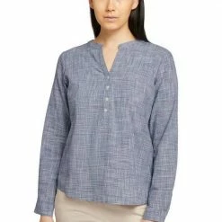 Budget 👏 TOM TAILOR Langarmbluse Smooth yellow, Mittelblau, Clear Light Blue, 👖 Jeansblau 🥰 -Tom Tailor Verkaufsgeschäft 58000160 565f 5e9d a98e d701206423b5