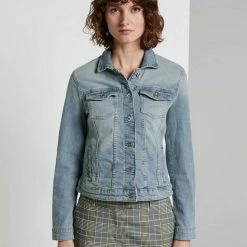Aktion 🔔 TOM TAILOR 👖 Jeansjacke in klassischer Form Used dark stone blue, Used Light Stone Blu ✨ -Tom Tailor Verkaufsgeschäft 58c72563 2e8b 55ee b3ce 295b6d30973c