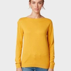 Billig 🔔 TOM TAILOR Strickpullover »Pullover U-Boot-Ausschnitt« Blush rose melange, Frozen Berry Sorbet, Merigold Yellow, Desert sand melange 🎁 -Tom Tailor Verkaufsgeschäft 58d13557 11e5 54f1 b5c8 88e9e5415952