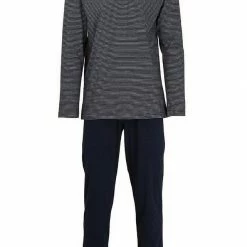 Rabatt 🎁 TOM TAILOR Pyjama »Pure Cotton« langer Herren Schlafanzug aus reiner Baumwolle, auch in Langgrößen 🌟