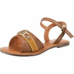 Brandneu ✨ TOM TAILOR »Riemchensandalen« Riemchensandale Dunkelblau, Cognac 🌟 -Tom Tailor Verkaufsgeschäft 5990301a 43d8 57a6 a3f5 5bacc2feef08