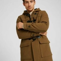 Bester Verkauf ❤️ TOM TAILOR Wollmantel »Dufflecoat Wollmantel« Acorn, Dark Grey Wool Jacket ⭐ -Tom Tailor Verkaufsgeschäft 5997cc9a 46be 559f b2a1 35cfc7f8aed2