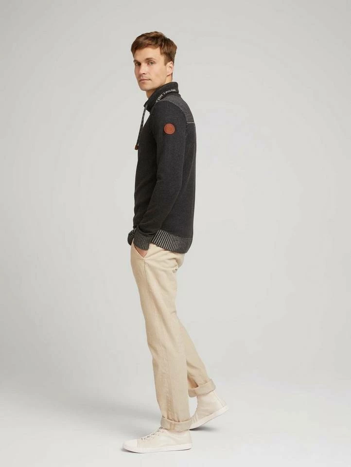 Großhandel 🛒 TOM TAILOR Strickpullover »Pullover mit Snood Stehkragen« Decadent Bordeaux, Sky Captain Blue, Soft buttercream, Black Grey Melange ⭐ 3 Großhandel 🛒 TOM TAILOR Strickpullover »Pullover mit Snood Stehkragen« Decadent Bordeaux, Sky Captain Blue, Soft buttercream, Black Grey Melange ⭐ - Image 3