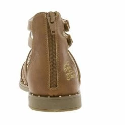 Rabatt 💯 TOM TAILOR »TOM TAILOR Römer-Sandalen modische Damen Riemchen-Sandaletten Nieten-Schuhe Braun« 🩴 Sandale ✔️ -Tom Tailor Verkaufsgeschäft 5a8fab3c 6d86 5773 856b e38ff1a2476a