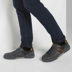 Aktion 🔔 TOM TAILOR »Sneaker aus Kunstleder« 👟 Sneaker Navy, Brown 😀 -Tom Tailor Verkaufsgeschäft 5b3add8f 1cab 5549 94f9 48e9ed1bfb0e