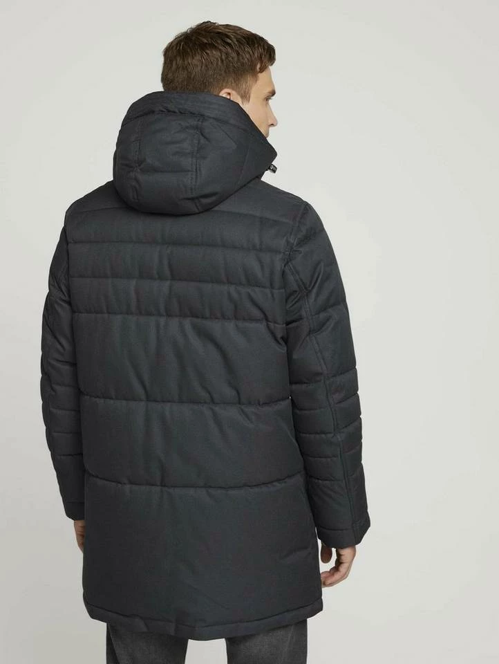 Am billigsten 🤩 TOM TAILOR Parka »gesteppter Parka mit Kapuze« Black, Mid blue garment dye structure, Sky Captain Blue ⭐ 2 Am billigsten 🤩 TOM TAILOR Parka »gesteppter Parka mit Kapuze« Black, Mid blue garment dye structure, Sky Captain Blue ⭐ - Image 2