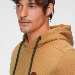 Am billigsten ✨ TOM TAILOR Kapuzensweatshirt mit Markenbadge auf der Brust Dunkelblau, Senf, Cyber grey inject stripe 🎉 -Tom Tailor Verkaufsgeschäft 5c44edfd 6ded 52ab b9b8 0b86dcdb1bf9