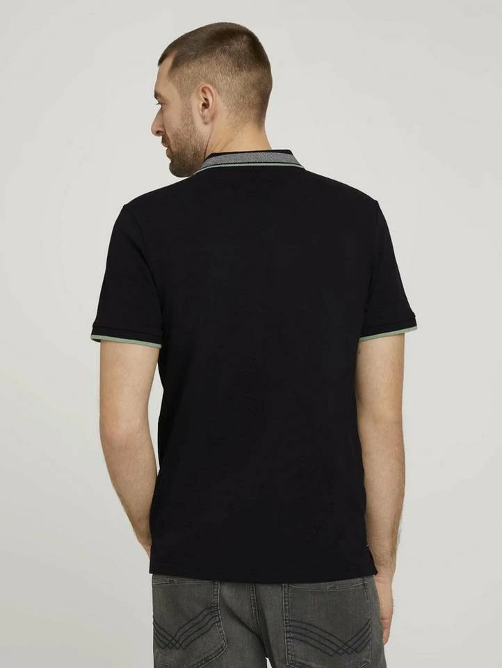 Bestes Angebot 😀 TOM TAILOR Poloshirt »Poloshirt« Light Stone Grey Melange, Aquarius turquoise, Plain Red, Black 😍 2 Bestes Angebot 😀 TOM TAILOR Poloshirt »Poloshirt« Light Stone Grey Melange, Aquarius turquoise, Plain Red, Black 😍 - Image 2