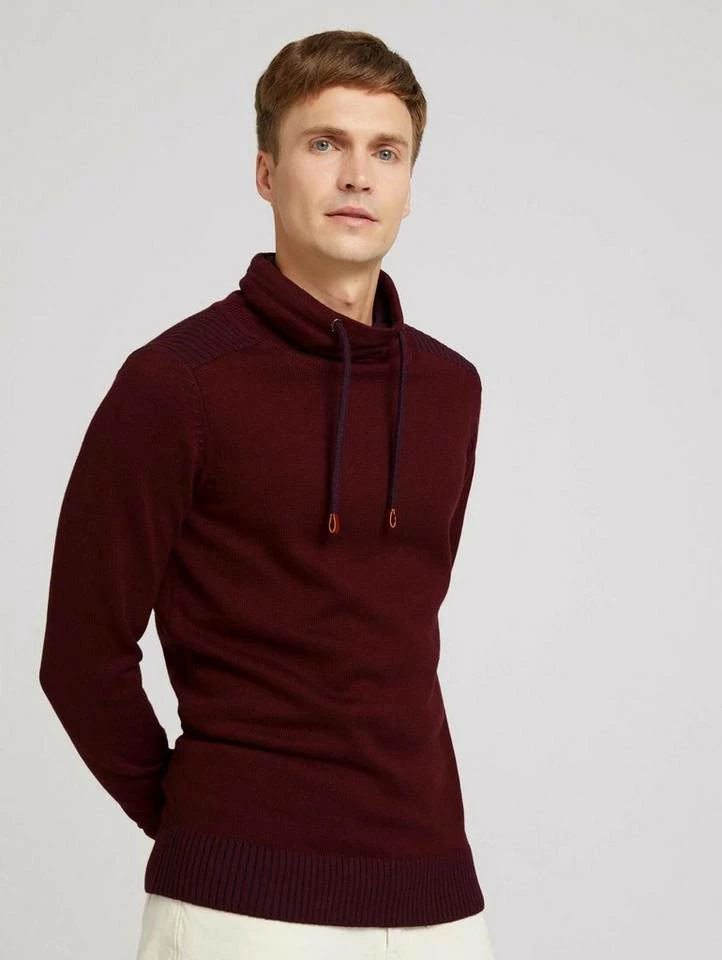 Großhandel 🛒 TOM TAILOR Strickpullover »Pullover mit Snood Stehkragen« Decadent Bordeaux, Sky Captain Blue, Soft buttercream, Black Grey Melange ⭐ 10 Großhandel 🛒 TOM TAILOR Strickpullover »Pullover mit Snood Stehkragen« Decadent Bordeaux, Sky Captain Blue, Soft buttercream, Black Grey Melange ⭐ - Image 10