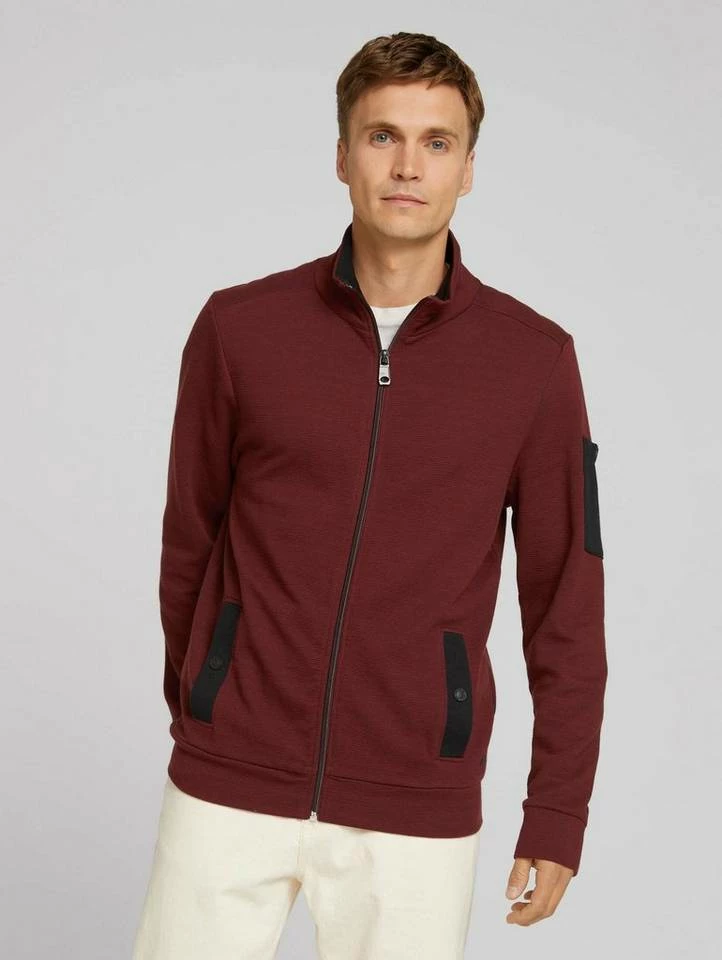 Top 10 🤩 TOM TAILOR Sweatjacke »Sweatjacke mit Stehkragen« Light Stone Grey Melange, Decadent Bordeaux, Black ⭐ 24 Top 10 🤩 TOM TAILOR Sweatjacke »Sweatjacke mit Stehkragen« Light Stone Grey Melange, Decadent Bordeaux, Black ⭐ - Image 24