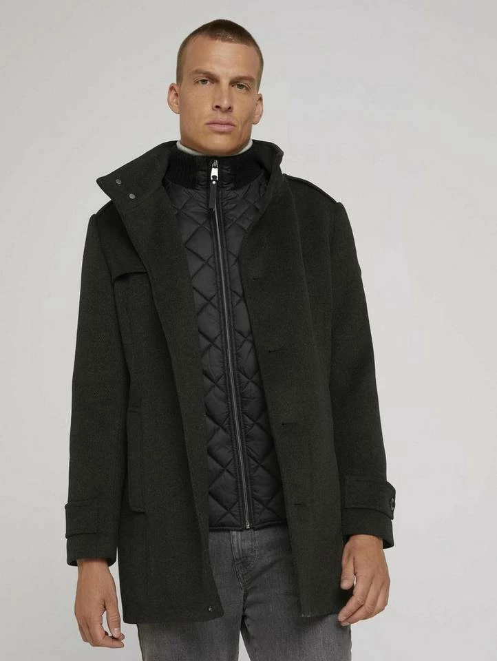 Angebote 🎉 TOM TAILOR Wollmantel »Wollmantel mit Innenjacke« Tarmac grey wool structure, Black, Sand beige wool structure, Grau (13) 😍 4 Angebote 🎉 TOM TAILOR Wollmantel »Wollmantel mit Innenjacke« Tarmac grey wool structure, Black, Sand beige wool structure, Grau (13) 😍 - Image 4