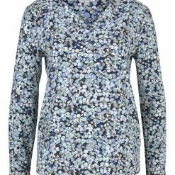 Bester Verkauf 🥰 TOM TAILOR Langarmbluse Navy floral design, Offwhite floral design, Navy offwhite flower design, Navy white minimal design 😍 -Tom Tailor Verkaufsgeschäft 5d7fa798 986b 5cbf 9c81 6f7baf028cdb