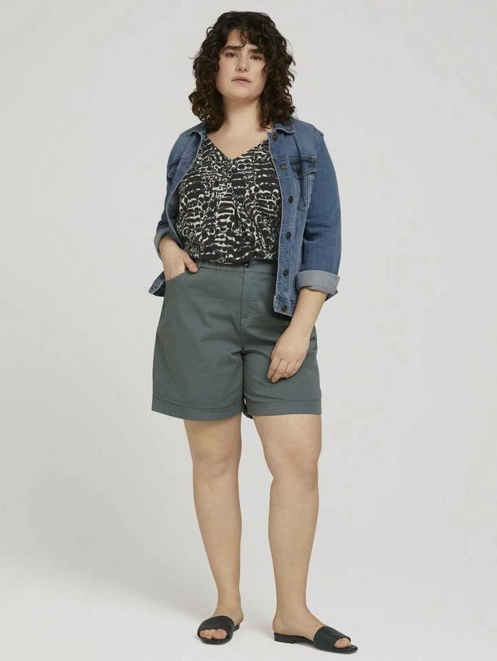 Brandneu ❤️ TOM TAILOR MY TRUE ME T-Shirt »Plus - Gemustertes 👚 Shirt mit LENZING(TM) ECOVERO(TM)« 👏 3 Brandneu ❤️ TOM TAILOR MY TRUE ME T-Shirt »Plus - Gemustertes 👚 Shirt mit LENZING(TM) ECOVERO(TM)« 👏 - Image 3