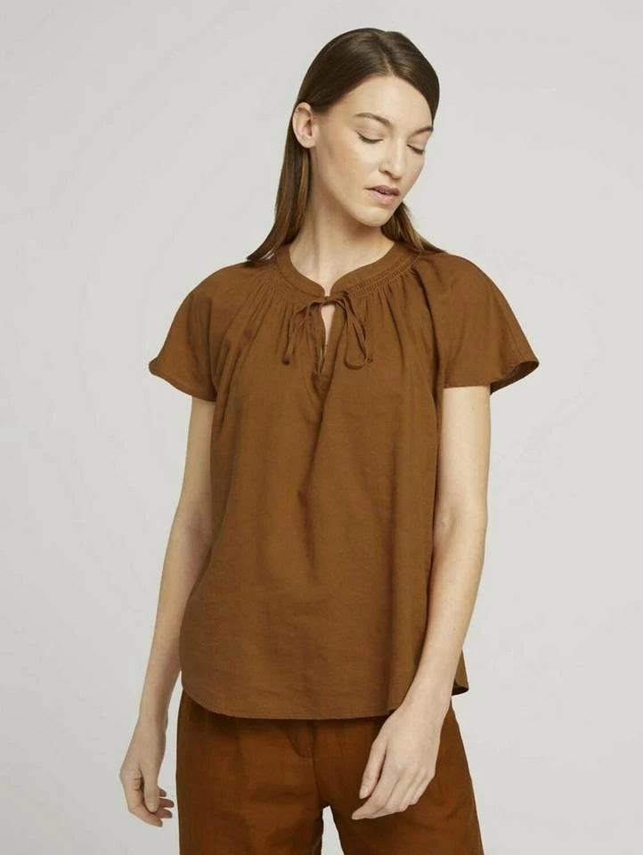 Brandneu 🎁 TOM TAILOR Kurzarmbluse 🌟 2 Brandneu 🎁 TOM TAILOR Kurzarmbluse 🌟 - Image 2