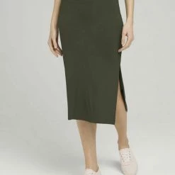 Bestes Angebot ⭐ TOM TAILOR Bleistiftrock Deep black, Grape Leaf Green 😍 -Tom Tailor Verkaufsgeschäft 5dd5e210 e2eb 5755 a95f 32d622145a60