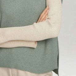 Am billigsten ⭐ TOM TAILOR Strickpullover »Pullunder mit Seitenschlitzen« Cold beige melange, Oyster grey melange, Soft greyish green melange, Deep black ✔️ -Tom Tailor Verkaufsgeschäft 5fb940ed a339 5d40 9157 7887469d181b