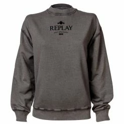 Aktion 🤩 TOM TAILOR Sweater »Damen Sweatshirt - Sweater, Rundhals, Organic« Rosa, Silber, Oliv, Schwarz ❤️