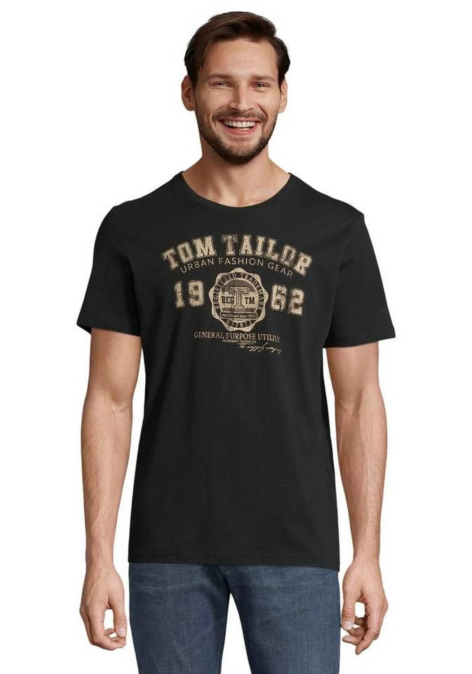 Top 10 ⌛ TOM TAILOR T-Shirt mit Logofrontprint Offwhite, Plain red, Sky captain blue white melange, Royalblau 🎁 16 Top 10 ⌛ TOM TAILOR T-Shirt mit Logofrontprint Offwhite, Plain red, Sky captain blue white melange, Royalblau 🎁 - Image 16