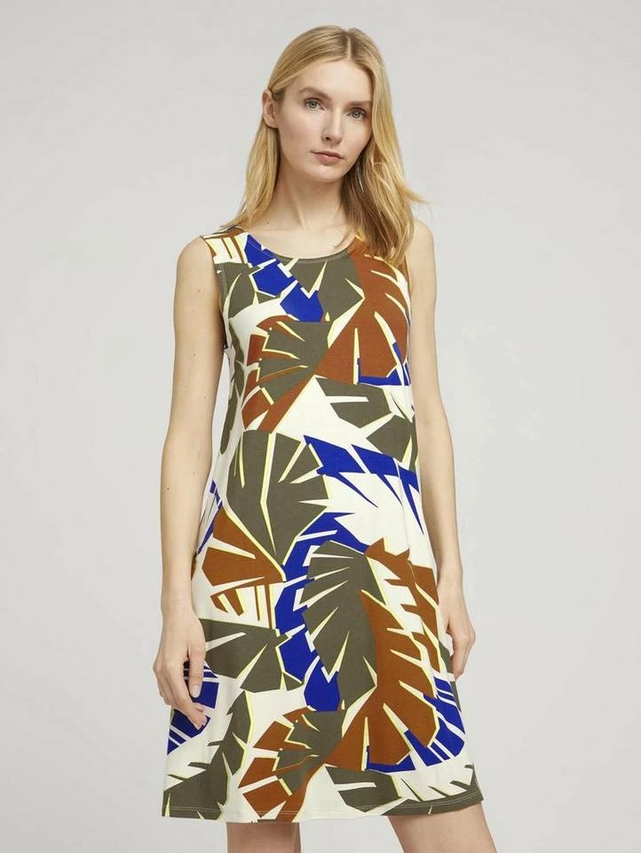 Billig 😉 TOM TAILOR Sommerkleid Caramel Brown, Anemone blue, Multicolor botanical design, Deep black 💯 29 Billig 😉 TOM TAILOR Sommerkleid Caramel Brown, Anemone blue, Multicolor botanical design, Deep black 💯 - Image 29